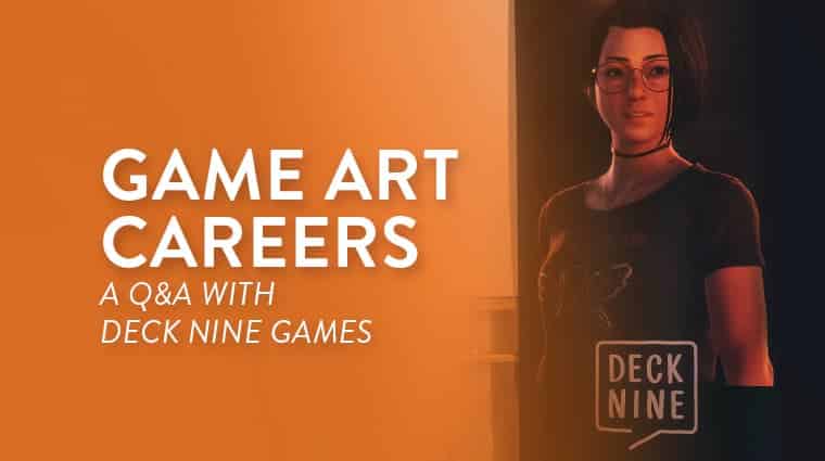 Game art careers: a q&a with deck nine games graphic title.