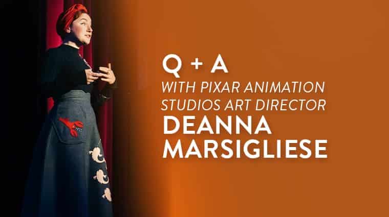 Q&A with pixar animation studios art director deanna marsigliese blog graphic title