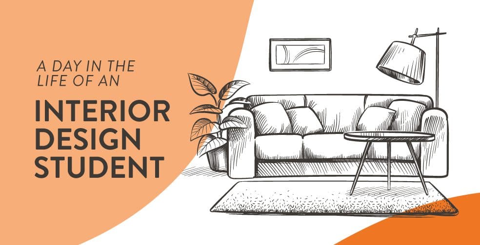 A day in the life of an interior design student