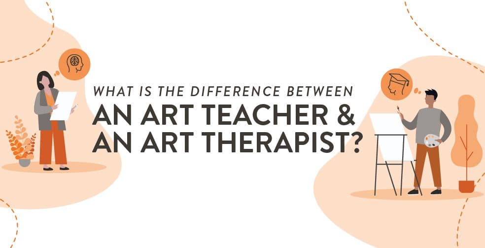Difference between an art teacher and an art therapist - art education careers