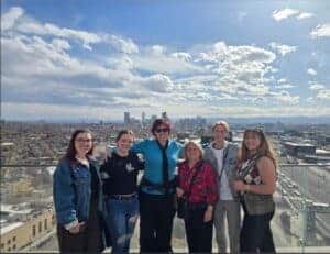 Gaiser and other ASID members on a club trip.